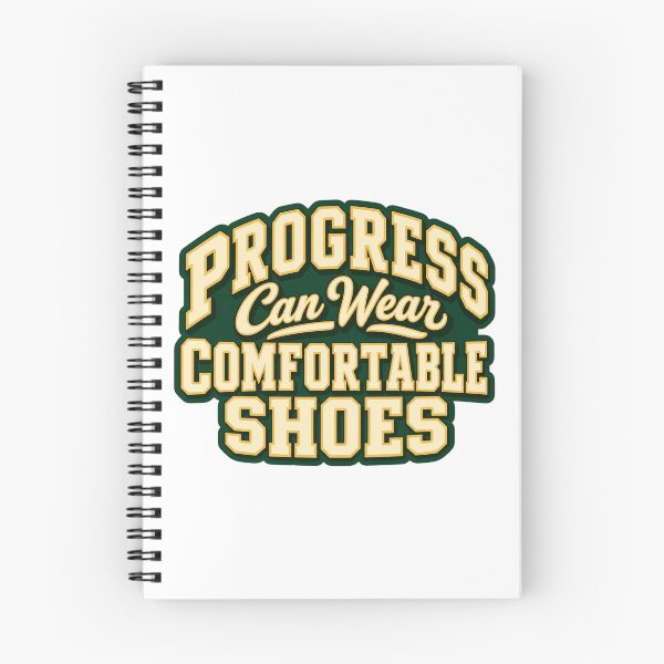 Item preview, Progress Can Wear Comfortable Shoes Typography designed and sold by Bikivuno.