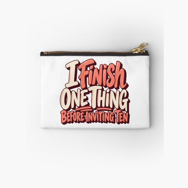 Item preview, I Finish One Thing Before Inviting Ten Letters designed and sold by Bikivuno.