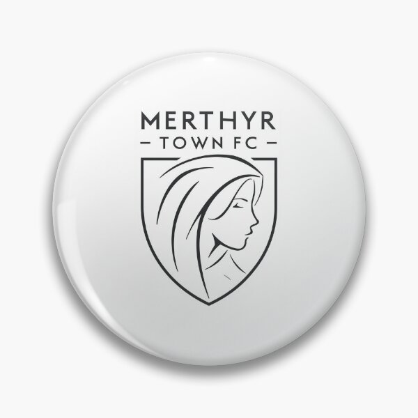 Item preview, Merthyr Town FC Logo - Minimalist Shield with Woman's Profile Silhouette designed and sold by Kristian  A Duerr.