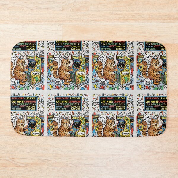 Item preview, Maine Coon Arcade Champion designed and sold by PictoVibe.