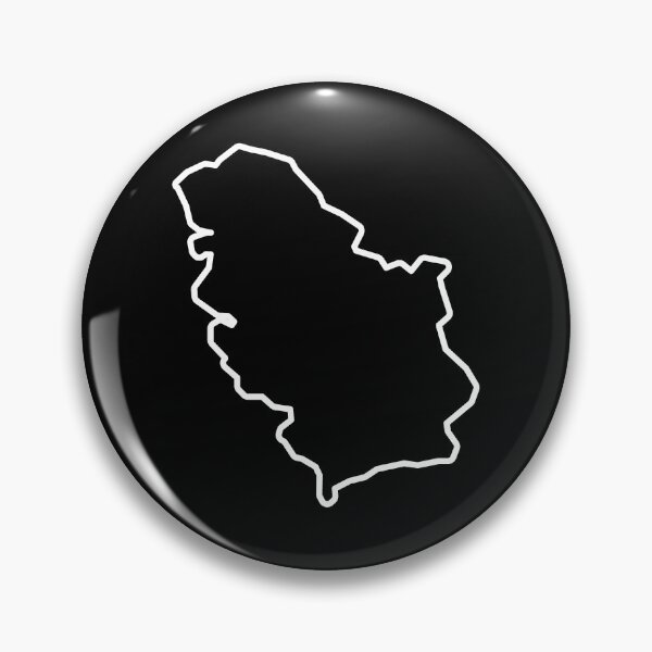 Item preview, Serbia Country Outline RS designed and sold by shitpostee.