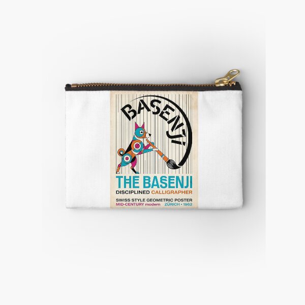 Item preview, Basenji Calligraphy Artist designed and sold by PictoVibe.