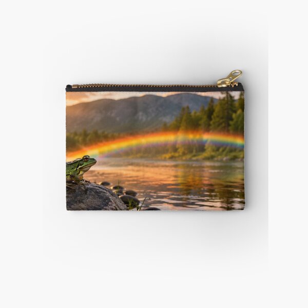 Item preview, Rainbow Mountain Lake – Inspirational Nature Landscape designed and sold by Mirgonhood.