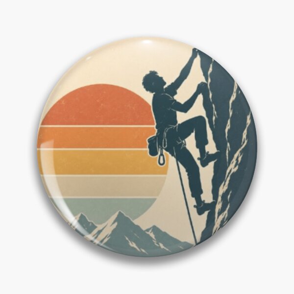 Item preview, Rock Climbing Vintage T-Shirt/Sweatshirt/Stickers/Magnets designed and sold by projectbadass.