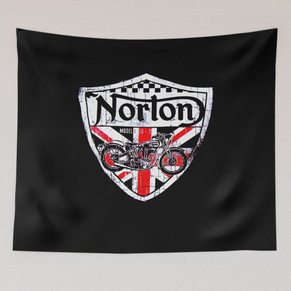 Item preview, norton and the bike designed and sold by HillsSydnie.
