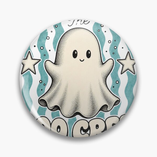 Item preview, The Boo Crew Cute Ghost Design designed and sold by Marie Gems.