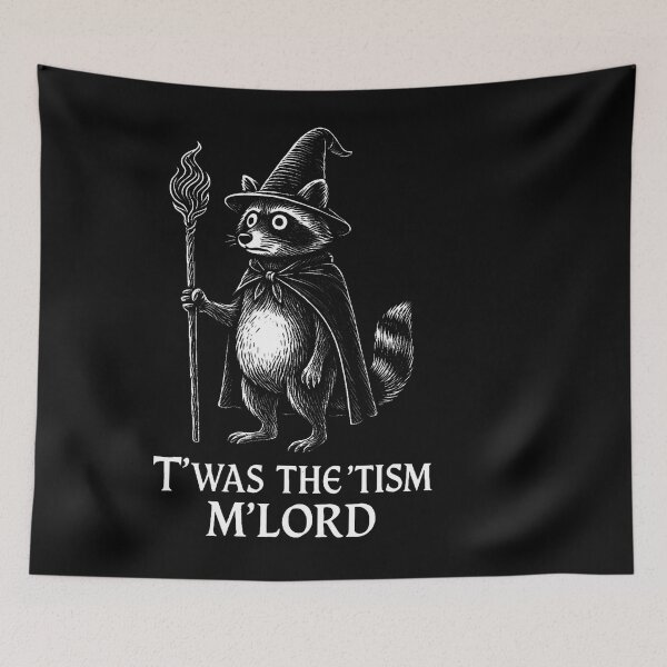 Item preview, Funny Autism Tism Raccoon Meme Humor designed and sold by cruddenstroud23.