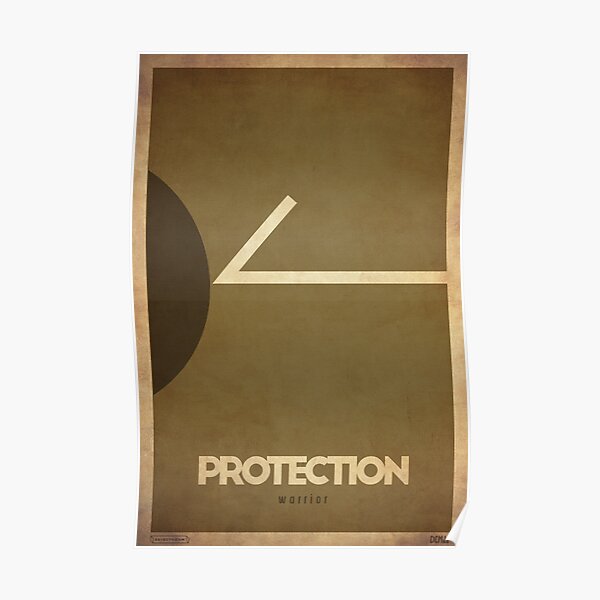 Protection Warrior - WoW Minimalism Poster