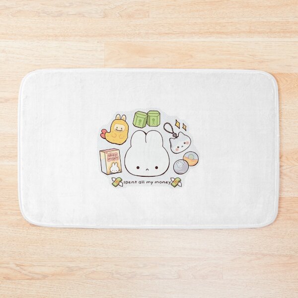 Item preview, Cute Kawaii Shopping Funny Bunny Sticker designed and sold by SacramedUr.