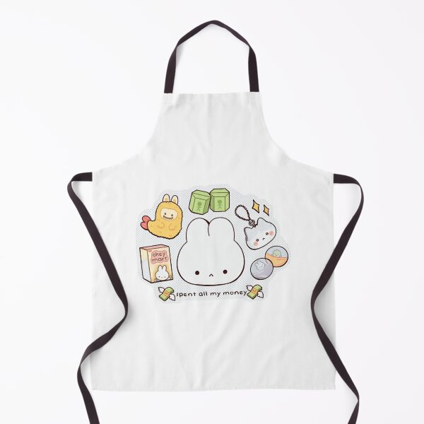 Item preview, Cute Kawaii Shopping Funny Bunny Sticker designed and sold by SacramedUr.