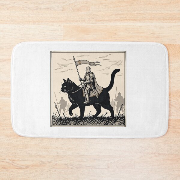 Item preview, Knight Cat Rider Vintage Art designed and sold by SariahSteng.