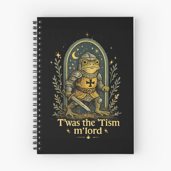 Item preview, Funny Frog Knight Tism Medieval Meme Humor designed and sold by jerrimisty889.
