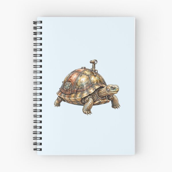 Item preview, Steampunk Turtle – Vintage Watercolor Mechanical Tortoise designed and sold by SweetLilith.