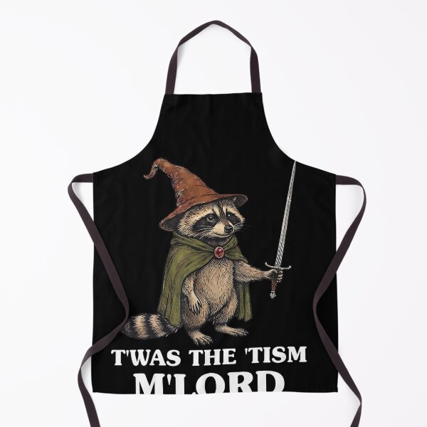 Item preview, Funny Raccoon Wizard Tism Meme Medieval Humor designed and sold by cruddenstroud23.