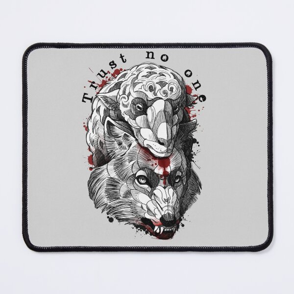 Item preview, Wolf wearing a lamb. Trust no one. designed and sold by HACHURA T.