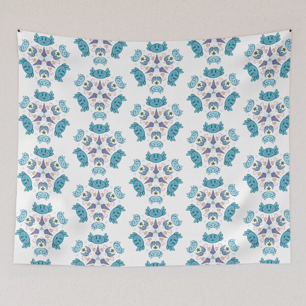 Item preview, Winter, Christmas Axolotl Mandala designed and sold by VODkmw.