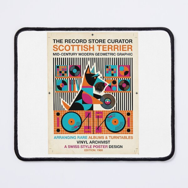 Item preview, Scottish Terrier Record Curator designed and sold by PictoVibe.