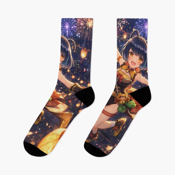 Item preview, Xiangling Genshin Impact Fireworks Festival Joy designed and sold by SolenneAzur.