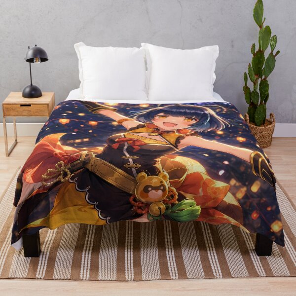 Item preview, Xiangling Genshin Impact Fireworks Festival Joy designed and sold by SolenneAzur.