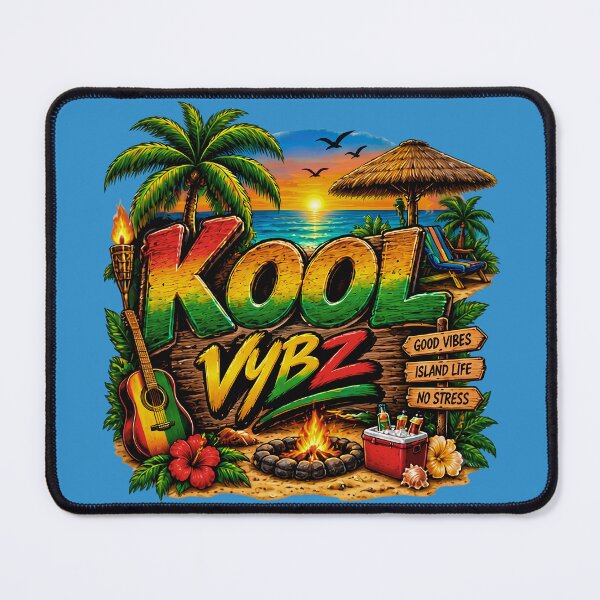 Item preview, Kool Vybz Tropical Island Sunset Beach Party Reggae Vibe Gift designed and sold by digitalbob60.