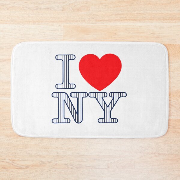 Item preview, New York Baseball Pinstripe I Heart NY Graphic designed and sold by YAWO-PAE.