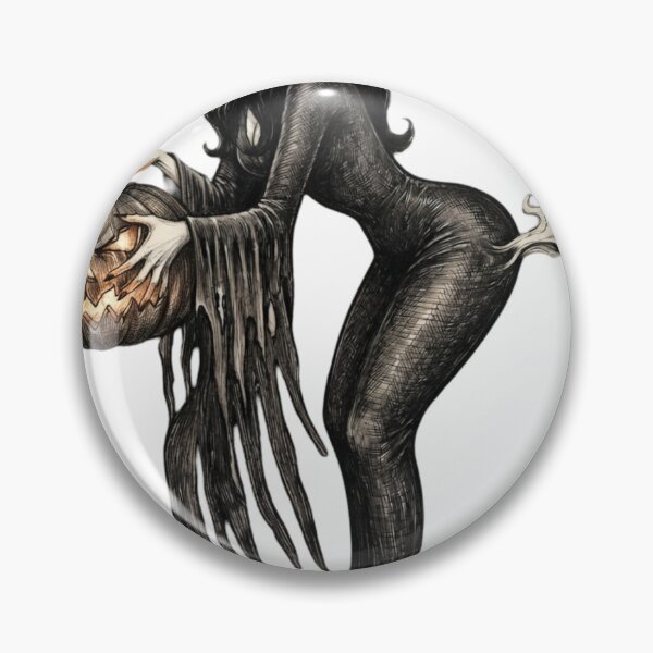 Item preview, Funny Halloween Ghotic Woman with ghost pal designed and sold by LavIsInTheAir.