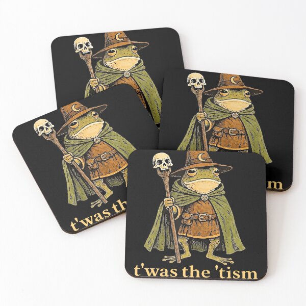 Item preview, Funny Frog Wizard Tism Medieval Meme designed and sold by cruddenstroud23.