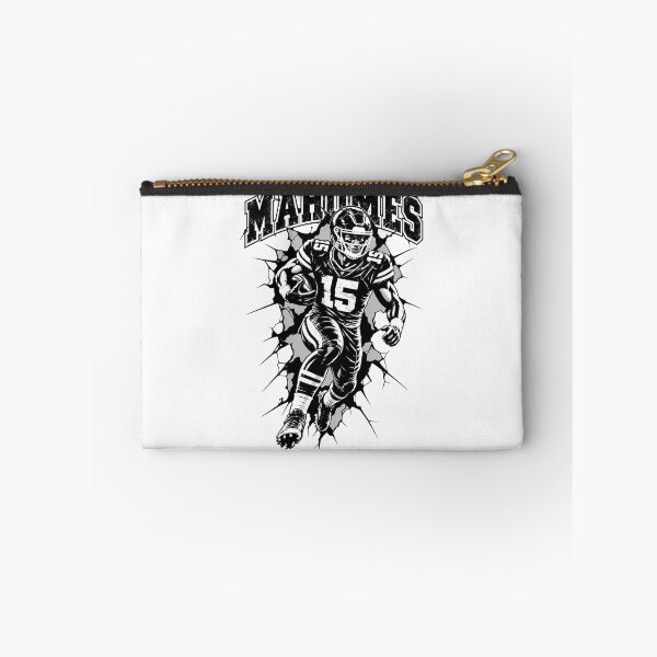 Item preview, Patrick-Mahomes 15 Kansas City Football Breaking Through Wall Graphic designed and sold by YAWO-PAE.