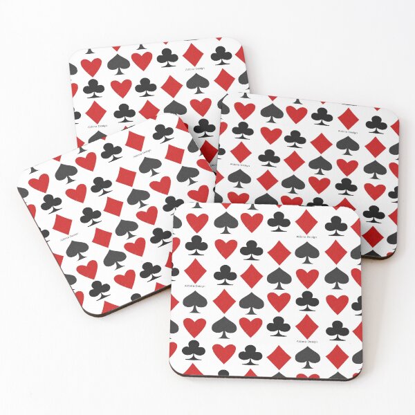 Item preview, Playing Card Pattern Hearts Clubs Diamond Spades designed and sold by aldona.