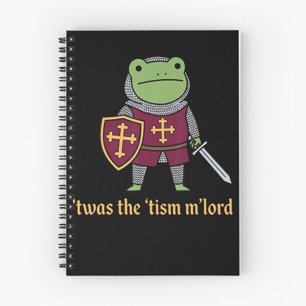 Item preview, Funny Frog Knight Tism Medieval Meme designed and sold by cruddenstroud23.