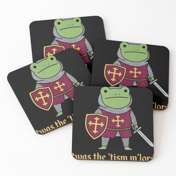 Item preview, Funny Frog Knight Tism Medieval Meme designed and sold by cruddenstroud23.