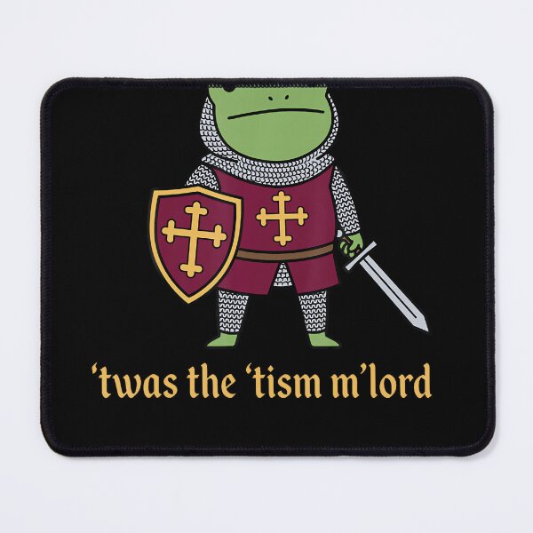 Item preview, Funny Frog Knight Tism Medieval Meme designed and sold by cruddenstroud23.