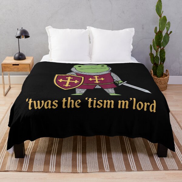 Item preview, Funny Frog Knight Tism Medieval Meme designed and sold by cruddenstroud23.