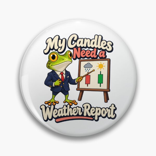 Item preview, My Candles Need a Weather Report Frog Forecast designed and sold by Bikivuno.