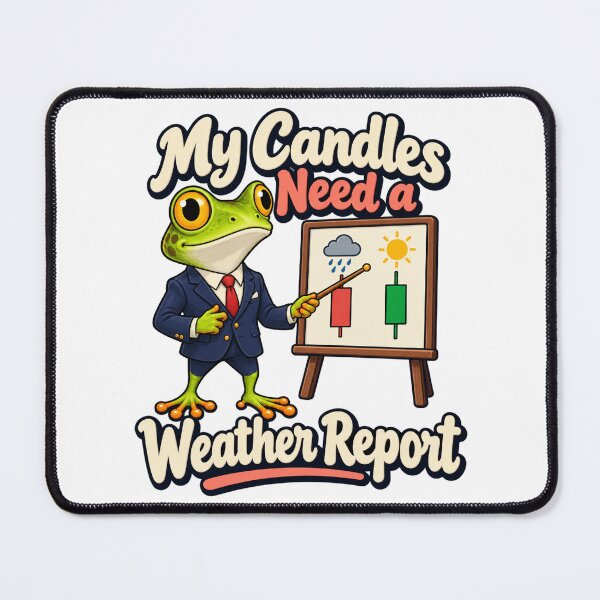 Item preview, My Candles Need a Weather Report Frog Forecast designed and sold by Bikivuno.