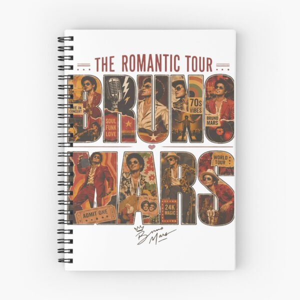 Item preview, bruno mars tour 2026, romantic tour concert, bruno mars fan designed and sold by ShannonLeigh2.