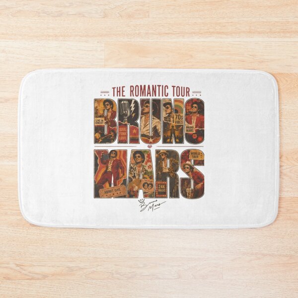 Item preview, bruno mars tour 2026, romantic tour concert, bruno mars fan designed and sold by ShannonLeigh2.