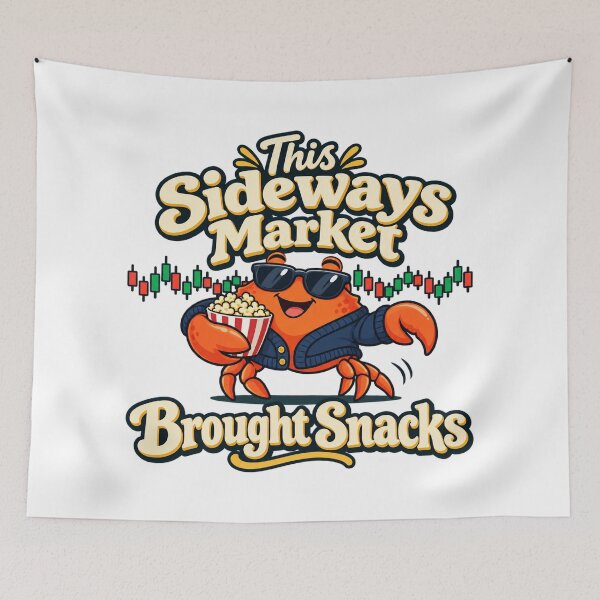 Item preview, This Sideways Market Brought Snacks Crab Humor designed and sold by Bikivuno.