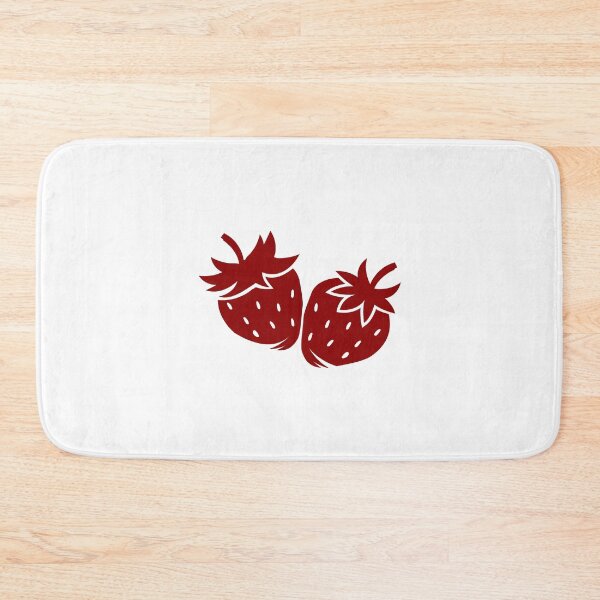 Item preview, Dark Red Strawberry Pair Fruit Design designed and sold by pattern-archive.