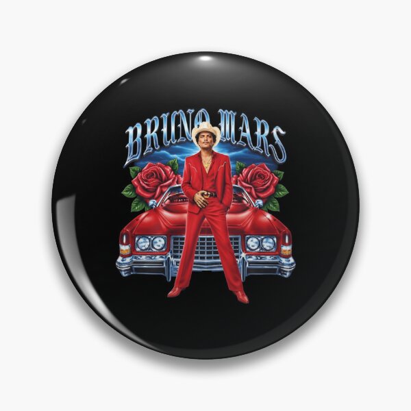 Item preview, bruno the romantic red cadillac rose - bruno mars tour 2026, romantic tour concert, bruno mars fan e designed and sold by ShannonLeigh2.