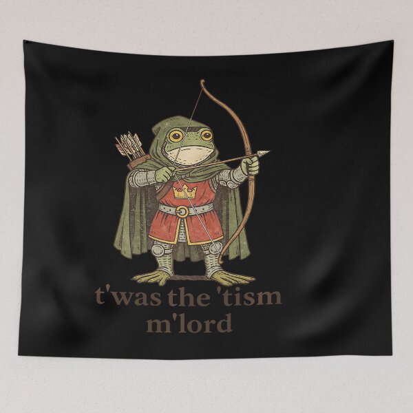 Item preview, Funny Frog Autism Tism Meme Awareness designed and sold by jerrimisty889.
