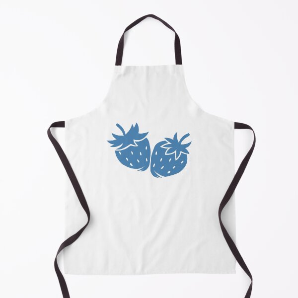 Item preview, Steel Blue Strawberry Pair Fruit Design designed and sold by pattern-archive.