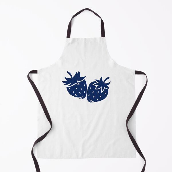 Item preview, Navy Blue Strawberry Pair Fruit Design designed and sold by pattern-archive.