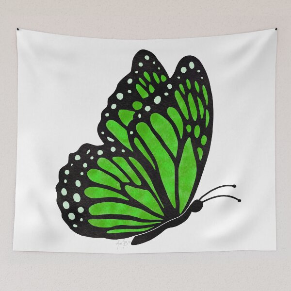 Item preview, Green butterfly designed and sold by Ana Gorozpe.