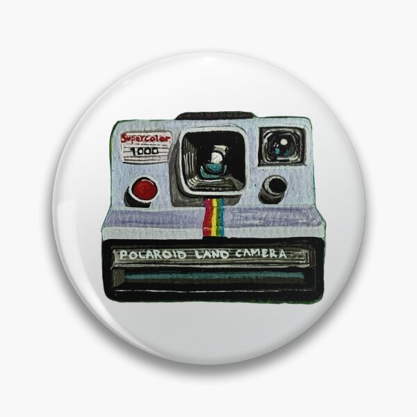 Item preview, Vintage Polaroid Land Camera, hand painted designed and sold by KateIvesArt.