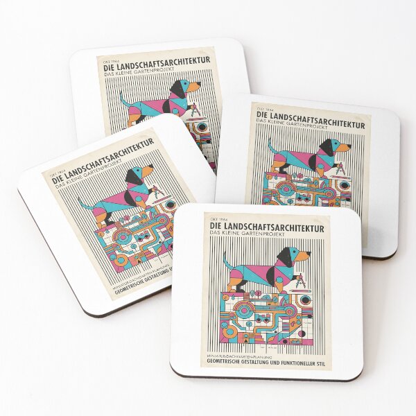 Item preview, Dachshund Rooftop Garden Planner designed and sold by PictoVibe.