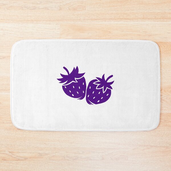 Item preview, Dark Purple Strawberry Pair Fruit Design designed and sold by pattern-archive.