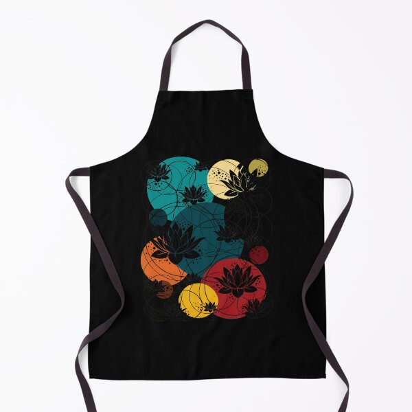 Item preview, Black Lotus Circles Abstract Art Design designed and sold by andrasmar.