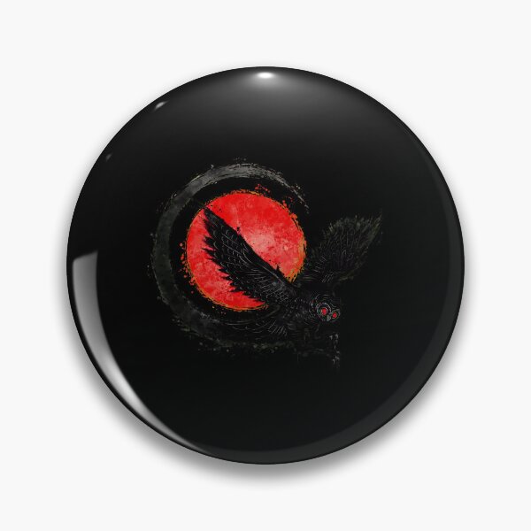 Item preview, Black Owl Red Eye Ink Wash Art designed and sold by lasopent.