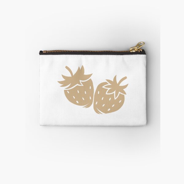 Item preview, Tan Strawberry Pair Fruit Design designed and sold by pattern-archive.